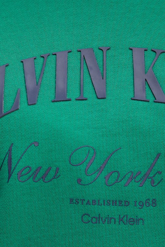 Calvin Klein Jeans μπλούζα Γυναικεία βαμβακερή LV047F818G πράσινο