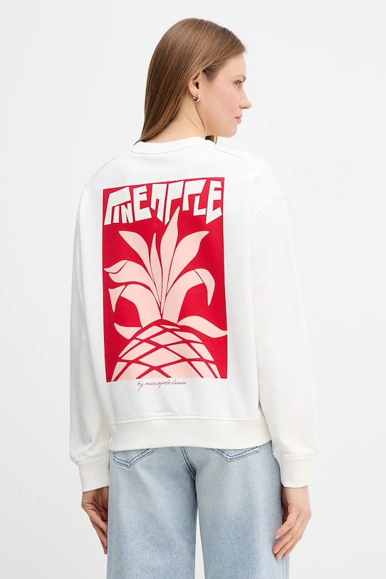 Marc O'Polo bluza bawełniana nadruk biały 5000008127