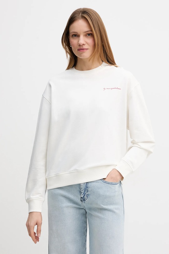Odzież Marc O'Polo bluza bawełniana 5000008127 biały