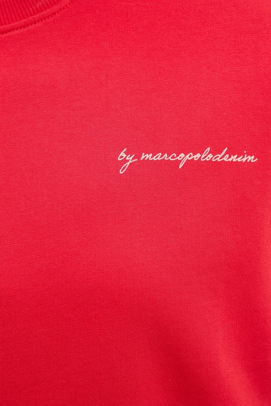 Marc O'Polo bluza bawełniana 5000008127 czerwony