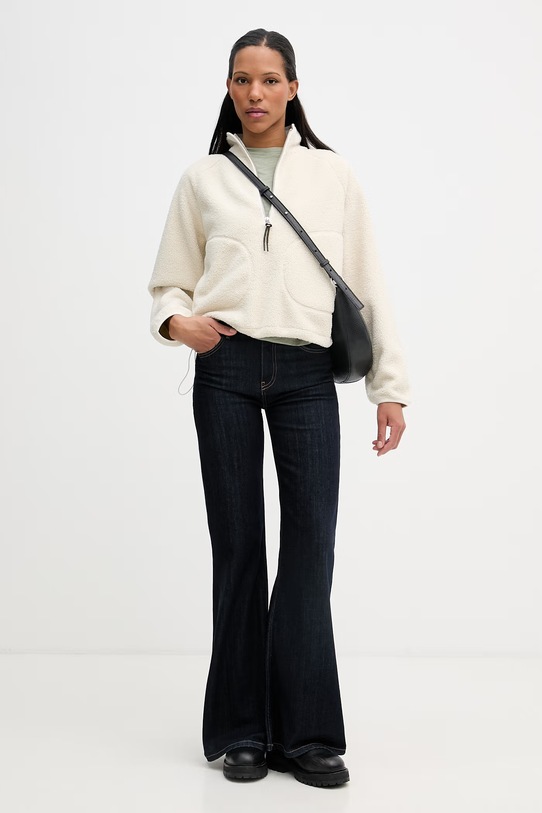 Marc O'Polo bluza damska polarowa 5000008138 beżowy SS26