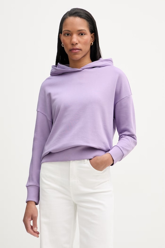 Marc O'Polo hanorac cu glugă pentru femei, din bumbac violet 5000009694