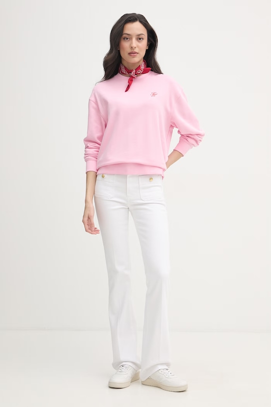 Tommy Hilfiger bluza damska WW0WW48724 różowy SS26