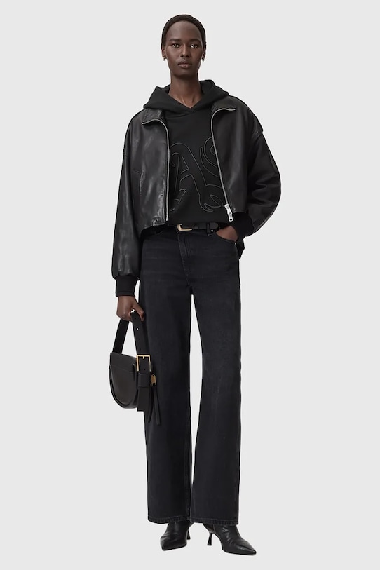 AllSaints bluza bawełniana ARTIA W065JE czarny