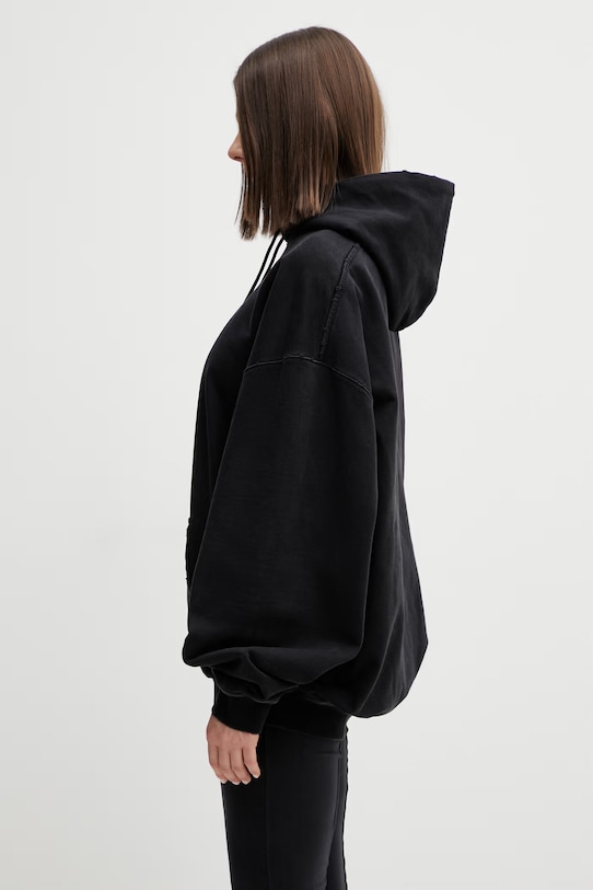 VETEMENTS bluza bawełniana MF ME76HD220B czarny SS26