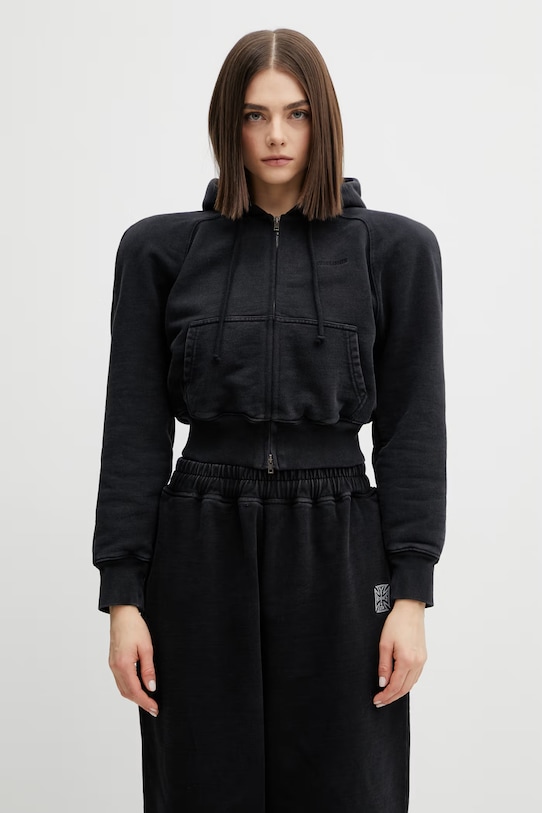 VETEMENTS bluza z kapturem czarny WE76ZU508B