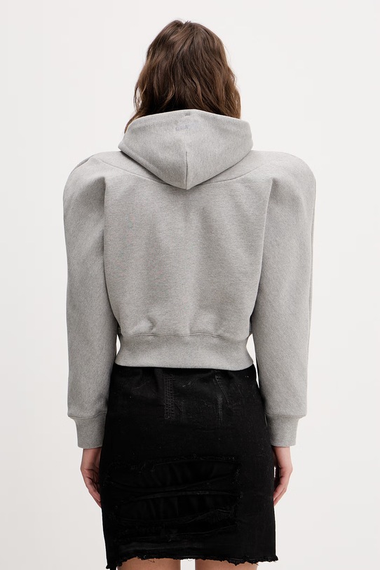 Odzież VETEMENTS bluza bawełniana WE76ZU503G szary