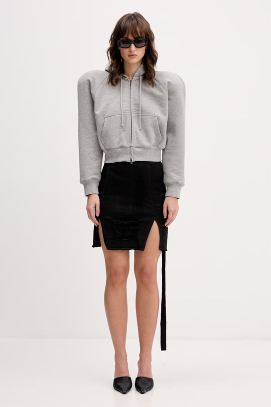 VETEMENTS bluza bawełniana WE76ZU503G szary