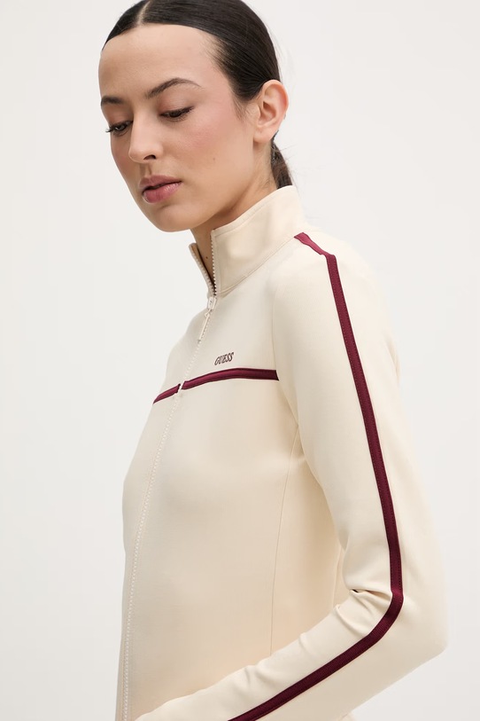 Guess rozepínací dámská mikina JASMINE béžová V6GQ04.K2911