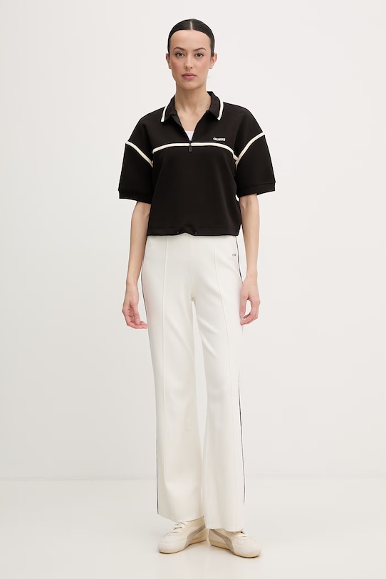 Guess dámska mikina na zips JASMINE V6GQ04.K2911 béžová SS26