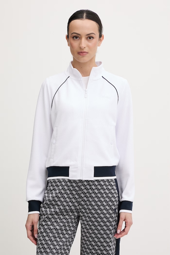 Guess bluza SARAH z elastanem biały V6GQ05.K2916