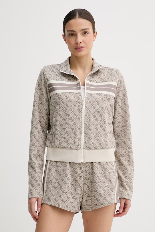 Guess кофта на замке для женщин бежевый V6GQ06.K2957