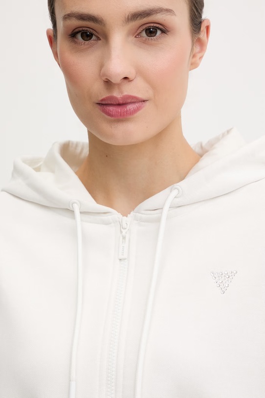 Guess μπλούζα με κουμπιά Γυναικεία SILVY λευκό V6GQ15.K3093