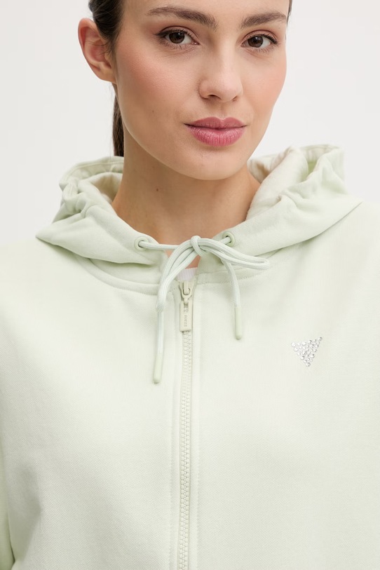 Guess Γυναικεία μπλούζα με κουμπιά SILVY πράσινο V6GQ15.K3093