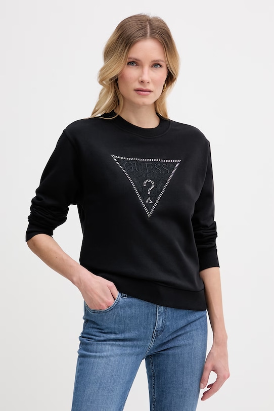 Guess mikina dámská černá W6GQ09.K3183