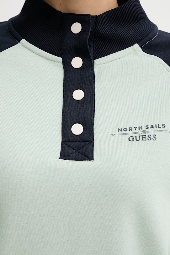 Guess bluza damska X NORTH SAILS W6GQ12.K3481 zielony