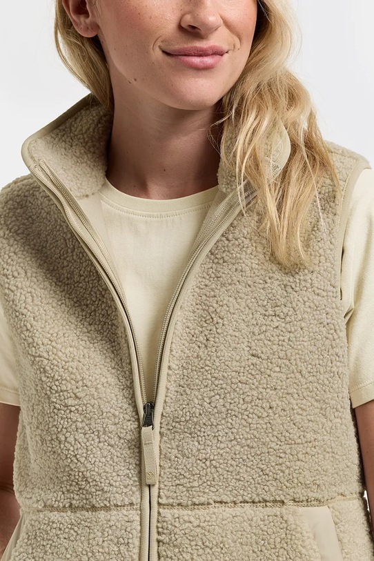Didriksons kamizelka polarowa SIV beżowy 506078