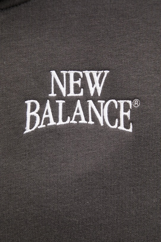 New Balance bluza z kapturem damska Fleece Full Zip WJ61W2EEABR szary