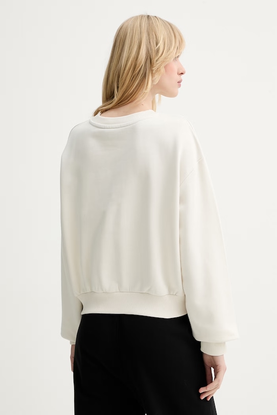 Odzież Just Cavalli bluza bawełniana 80PAIT09.CF500 beżowy