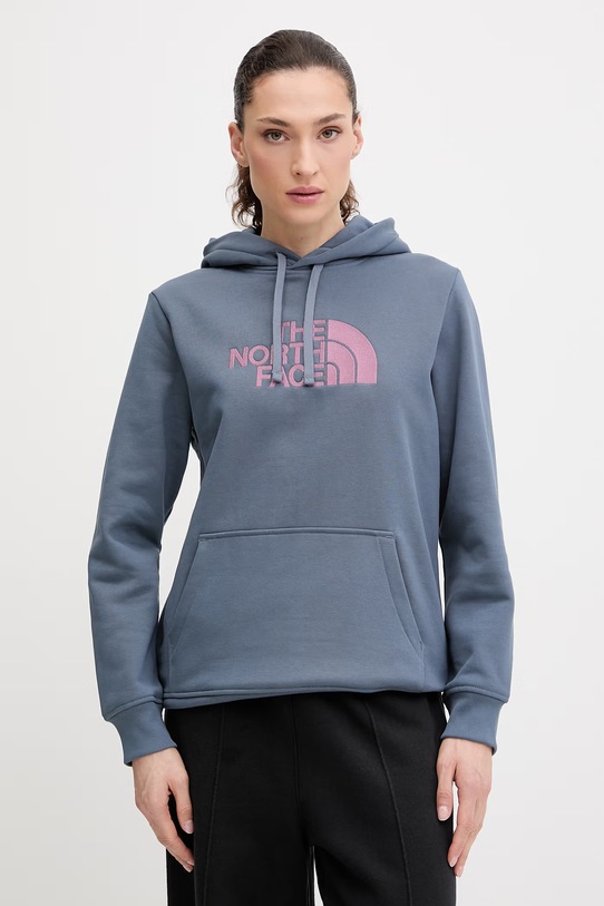 Μπλούζα The North Face Drew Peak απλικέ μπλε NF0A89EHMUH1