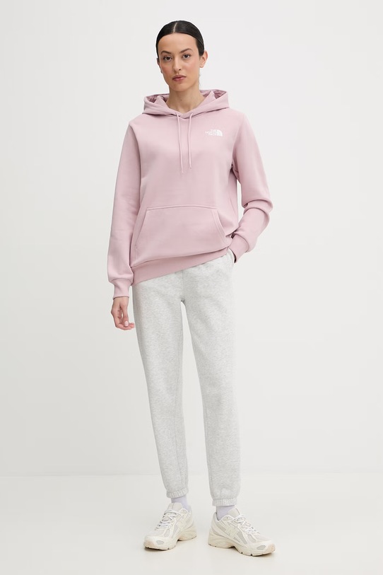 The North Face bluza SIMPLE DOME NF0A89EY0SO1 różowy SS26