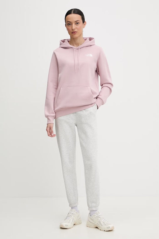 Mikina The North Face SIMPLE DOME NF0A89EY0SO1 ružová SS26