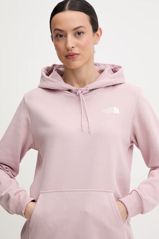 Mikina The North Face SIMPLE DOME ružová NF0A89EY0SO1