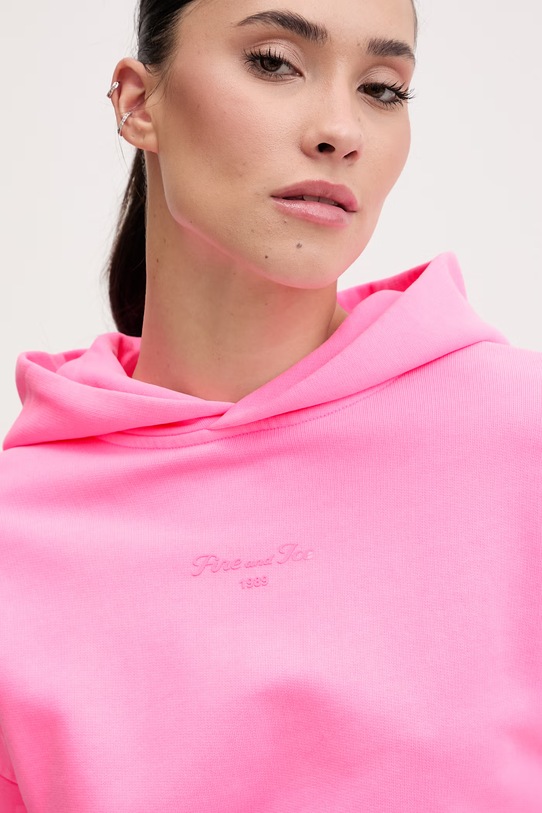 BOGNER Fire+Ice bluza z kapturem damska bawełniana SIBEL różowy 84939609