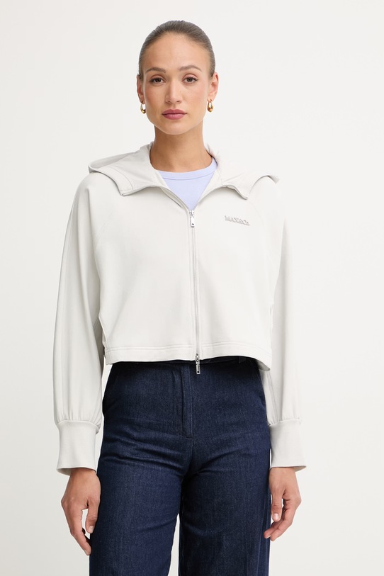 Max&Co. hanorac cu glugă pentru femei, din bumbac cu elastan MCODONNOLA gri 2616921014200