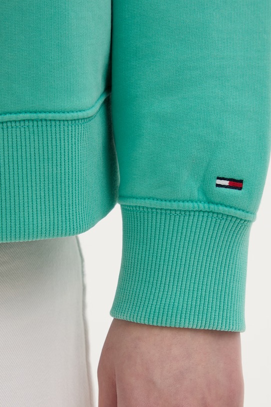 Tommy Jeans bluza damska bawełniana DW0DW22365 turkusowy
