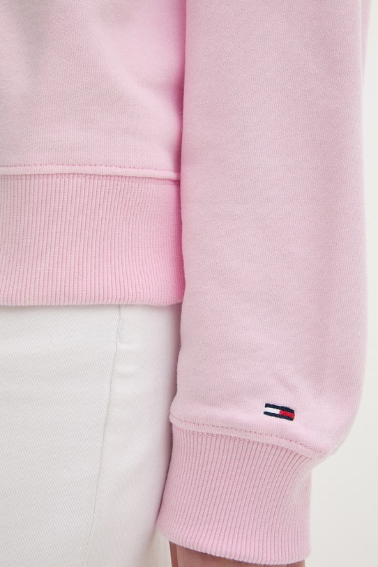 Tommy Jeans bluza damska bawełniana DW0DW22366 różowy