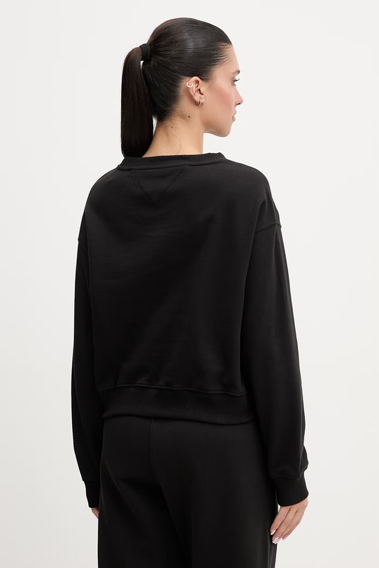 Odzież Tommy Jeans bluza damska bawełniana DW0DW22996 czarny