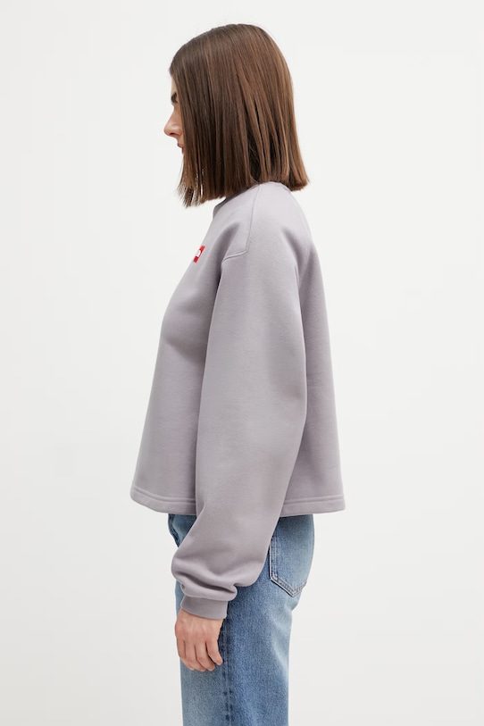 The North Face bluza z bawełną damska NF0A8EFYG7O1 fioletowy SS26