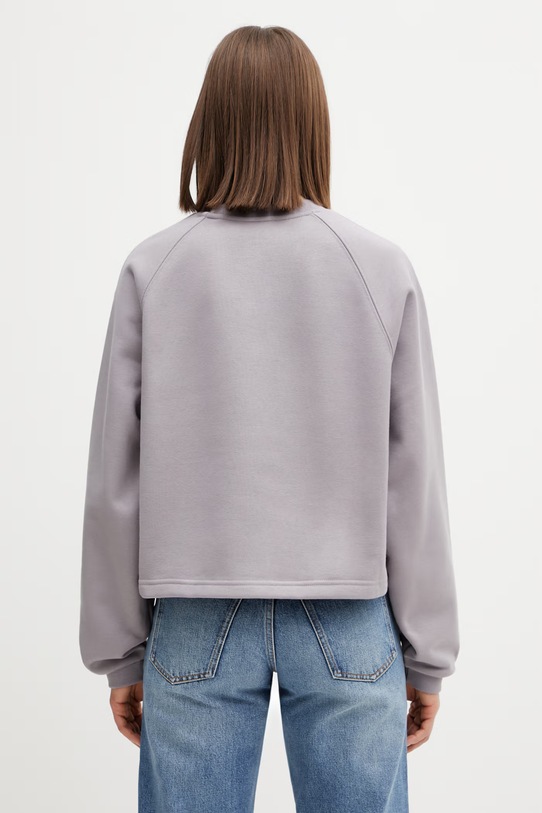 Odzież The North Face bluza z bawełną damska NF0A8EFYG7O1 fioletowy