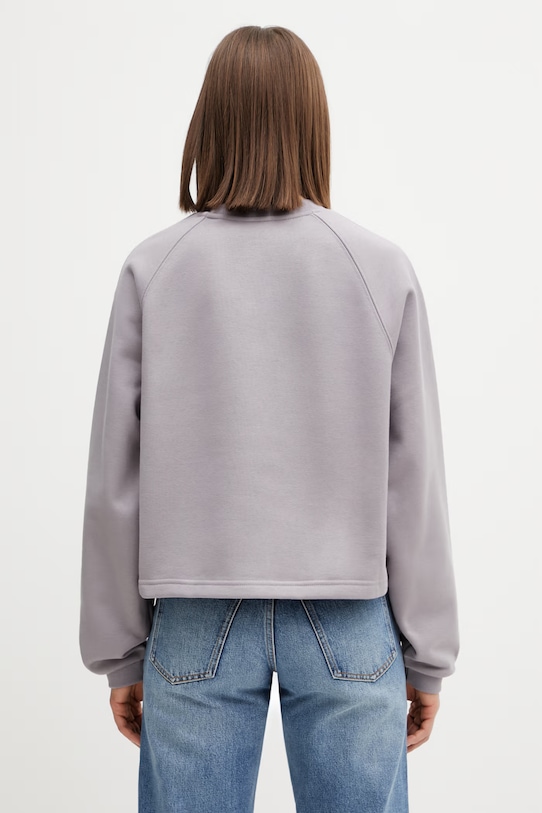 Odzież The North Face bluza z bawełną damska NF0A8EFYG7O1 fioletowy