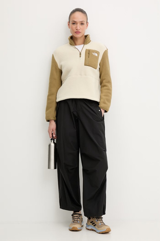 The North Face bluza damska polarowa Yumiori NF0A8E89PHB1 beżowy SS26