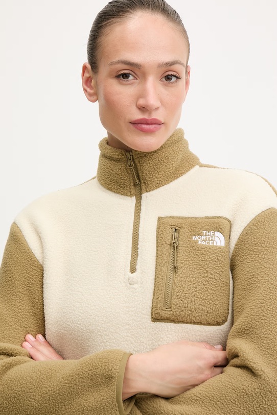 The North Face bluza damska polarowa Yumiori beżowy NF0A8E89PHB1