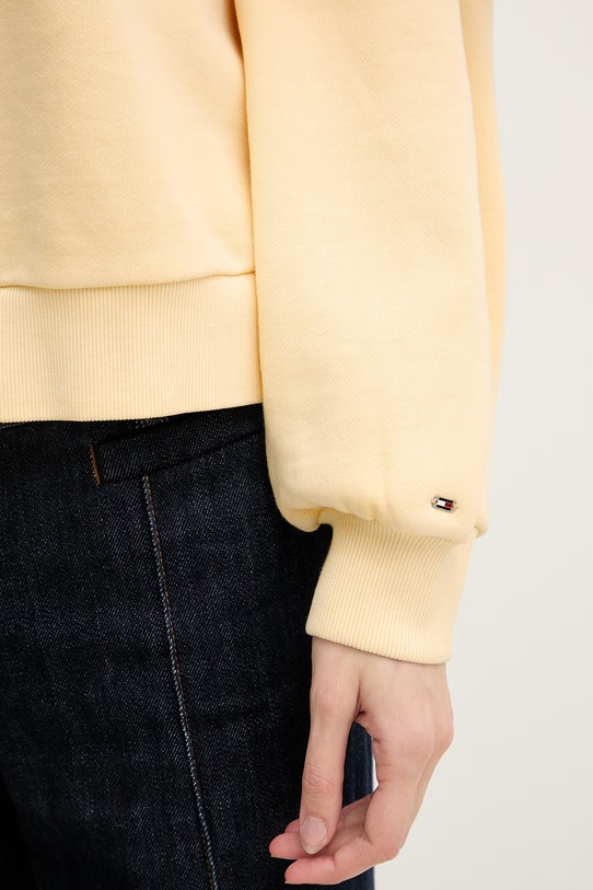 Tommy Hilfiger bluza damska bawełniana WW0WW48733 żółty