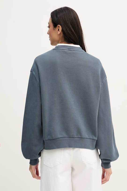 Oblečenie Tommy Hilfiger mikina dámska bavlnená WW0WW48733 tmavomodrá