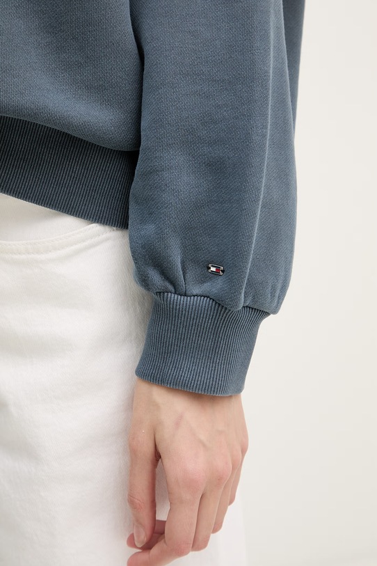 Tommy Hilfiger mikina dámska bavlnená WW0WW48733 tmavomodrá