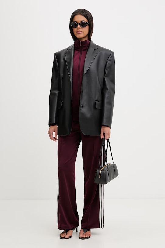 adidas Originals dámska mikina na zips Firebird KZ2508 burgundské SS26