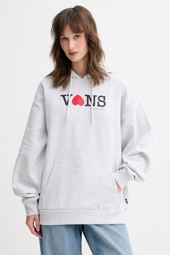 Vans bluza z kapturem damska szary VN000XDM1QI1