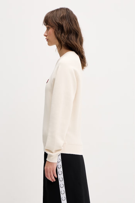 Kenzo bluza bawełniana Sweat FG52SW2114MJ beżowy SS26