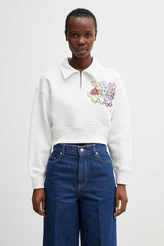 Kenzo Sweat кофта из хлопка для женщин белый FG52SW5004MJ