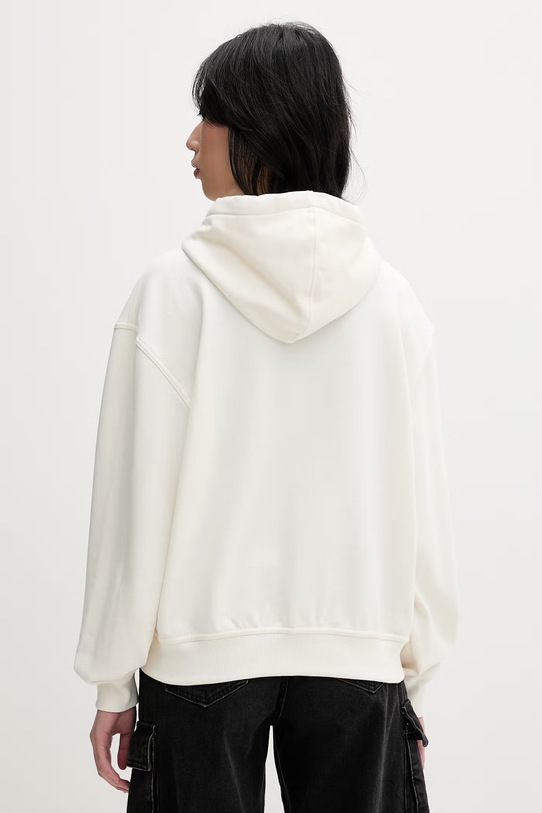 Oblečenie Dickies mikina na zips s kapucňou dámska s bavlnou DK0A88BTC481 béžová