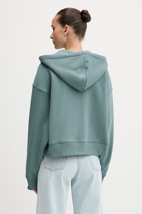 Дрехи Dickies суичър с цип и качулка дамски DK0A4Y1ZL371 тюркоазен