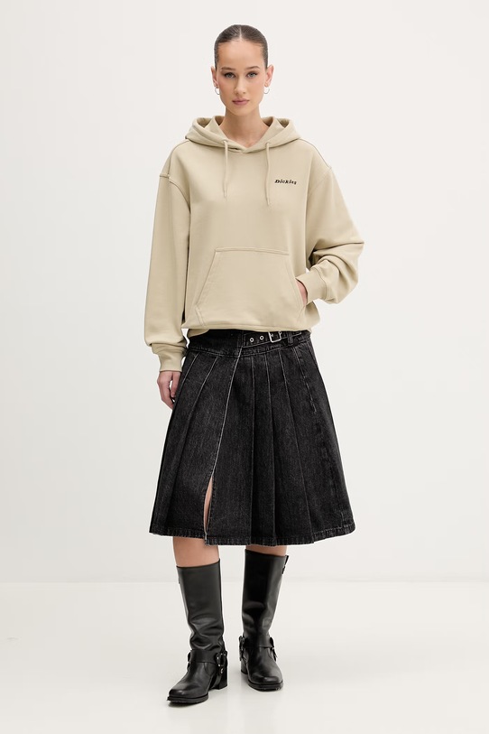 Dickies bluza z kapturem damska bawełniana DK0A889ZL441 zielony SS26