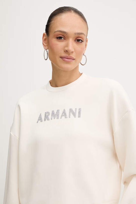 Armani Exchange bluza beżowy XW002049.AF21298