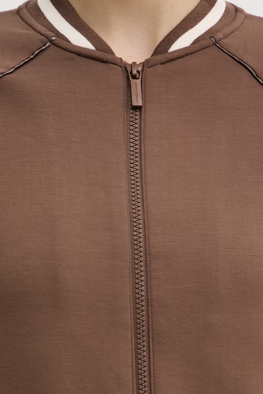 Armani Exchange bluza rozpinana damska XW002071.AF10804 brązowy