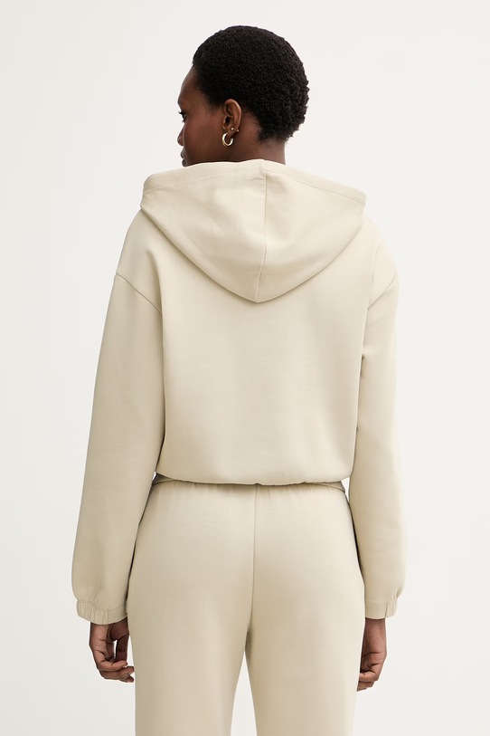 Odjeća Armani Exchange dukserica sa kapuljačom ženska od pamuka XW002217.AF10818 bež